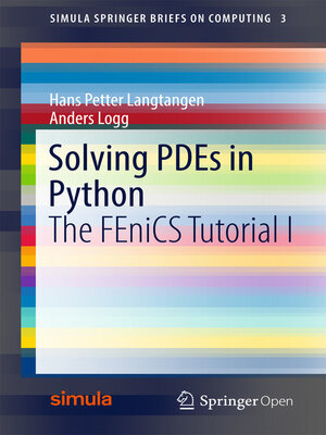 cover image of Solving PDEs in Python